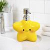 Star Shaped Foaming Soap Dispenser 400ML Ceramic Star Lotion Bottle  Bathroom Accessories