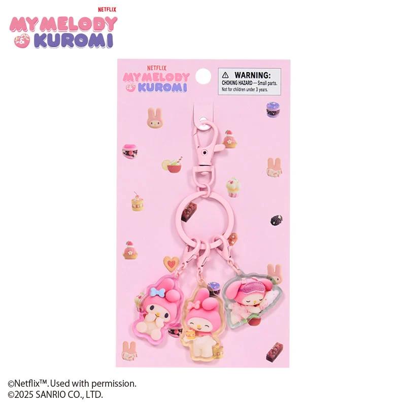 Sanrio My Melody Acrylic Key Chain ( Netflix Original Anime My Melody & Kuromi )