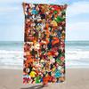 Dragon-Ball Anime Print Beach Towel, Large Soft Quick Dry Towel for Beach Camping Swimming