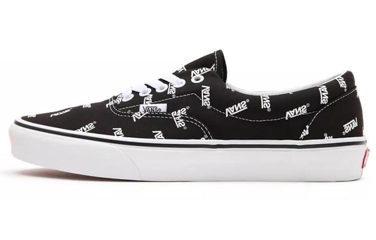 Vans Era Allover Logo - Black White 37