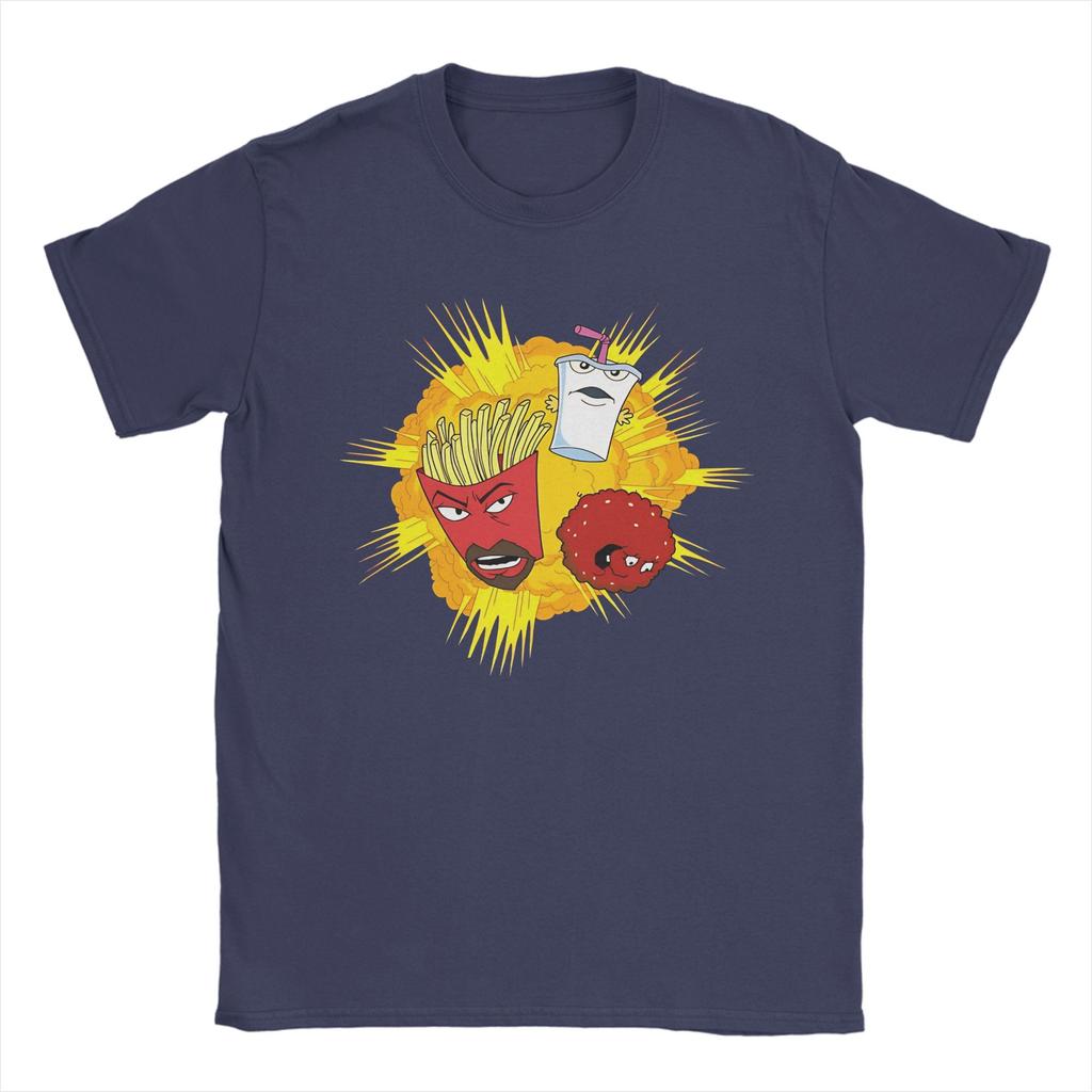 Aqua Teen Hunger Force Pure Cotton T Shirt For Unisex Beach Streetwear T Shirts O-Neck Novelty Tees Big Size Casual Tops