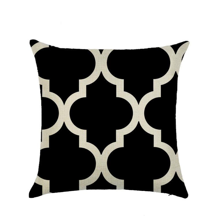 Geometric Pillow Cover, Abstract Line, Home Living Room, Sofa Cushion Cover, Bedroom Bedside Pillow Cover
