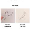 Mno Silver Ring Hairpin Clip Hairpin Hairpin for Thick Hair Decoration