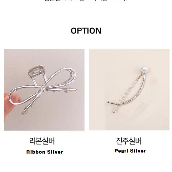 Mno Silver Ring Hairpin Clip Hairpin Hairpin for Thick Hair Decoration