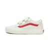 Vans Casual Low top Kids' Skateboarding Shoes White Red Children Aged 3 7 Years Old VN0A4BUVOXS