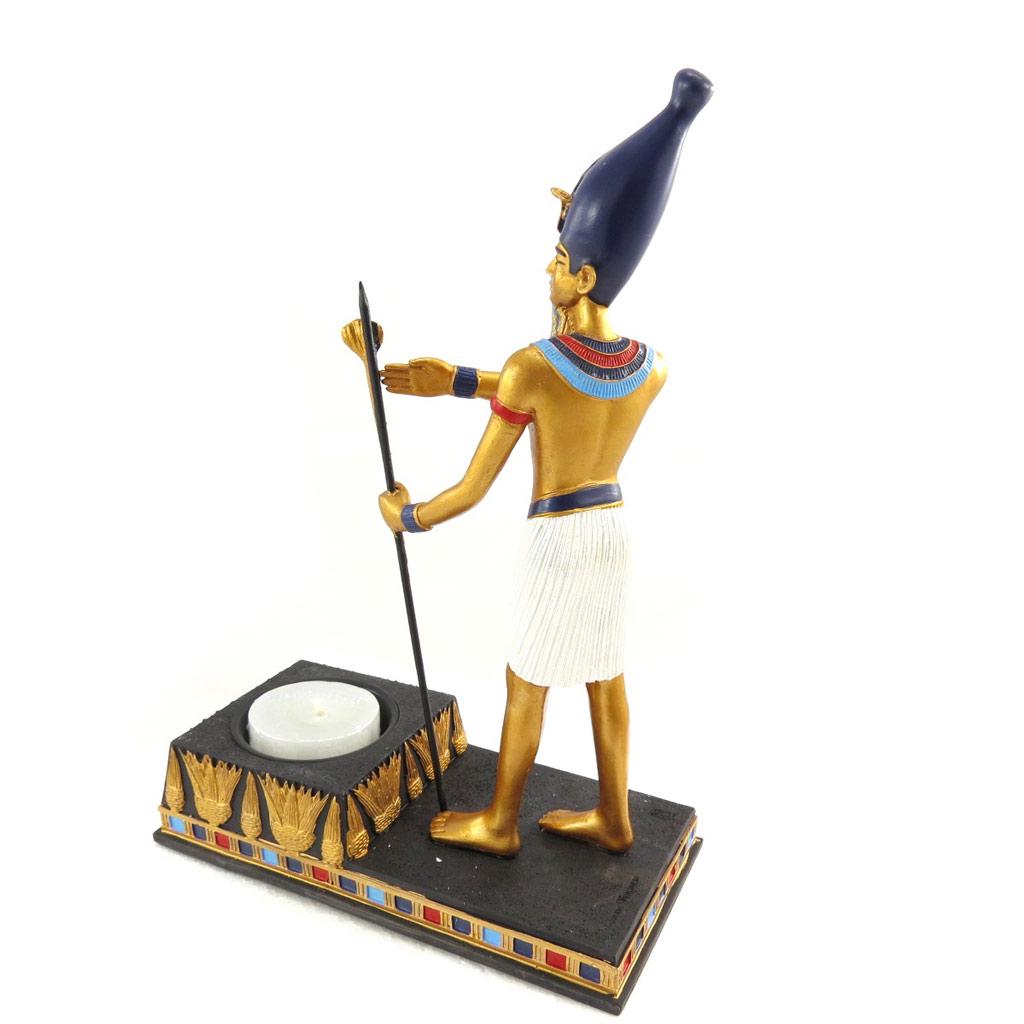 Les Trésors De Lily [J9941] - Bougeoir 'Ramses II' multicolore