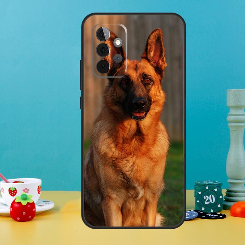 German Shepherd Dog Case For Samsung Galaxy A15 A16 A05 A26 A36 A56 A52 A53 A33 A13 A34 A54 A14 A35 A55 A22 A32