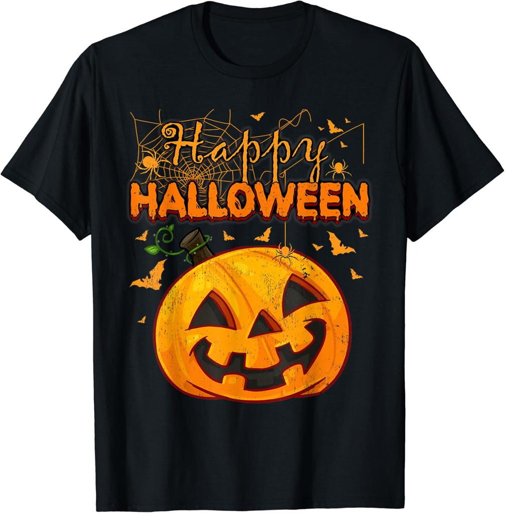 Happy Halloween Pumpkin T-shirt S - 5XL