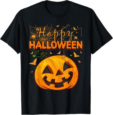 Happy Halloween Pumpkin T-shirt S - 5XL