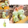 Adorable Plush Dinosaur Keychain Cute Cartoon Charm For Students And Car Keys