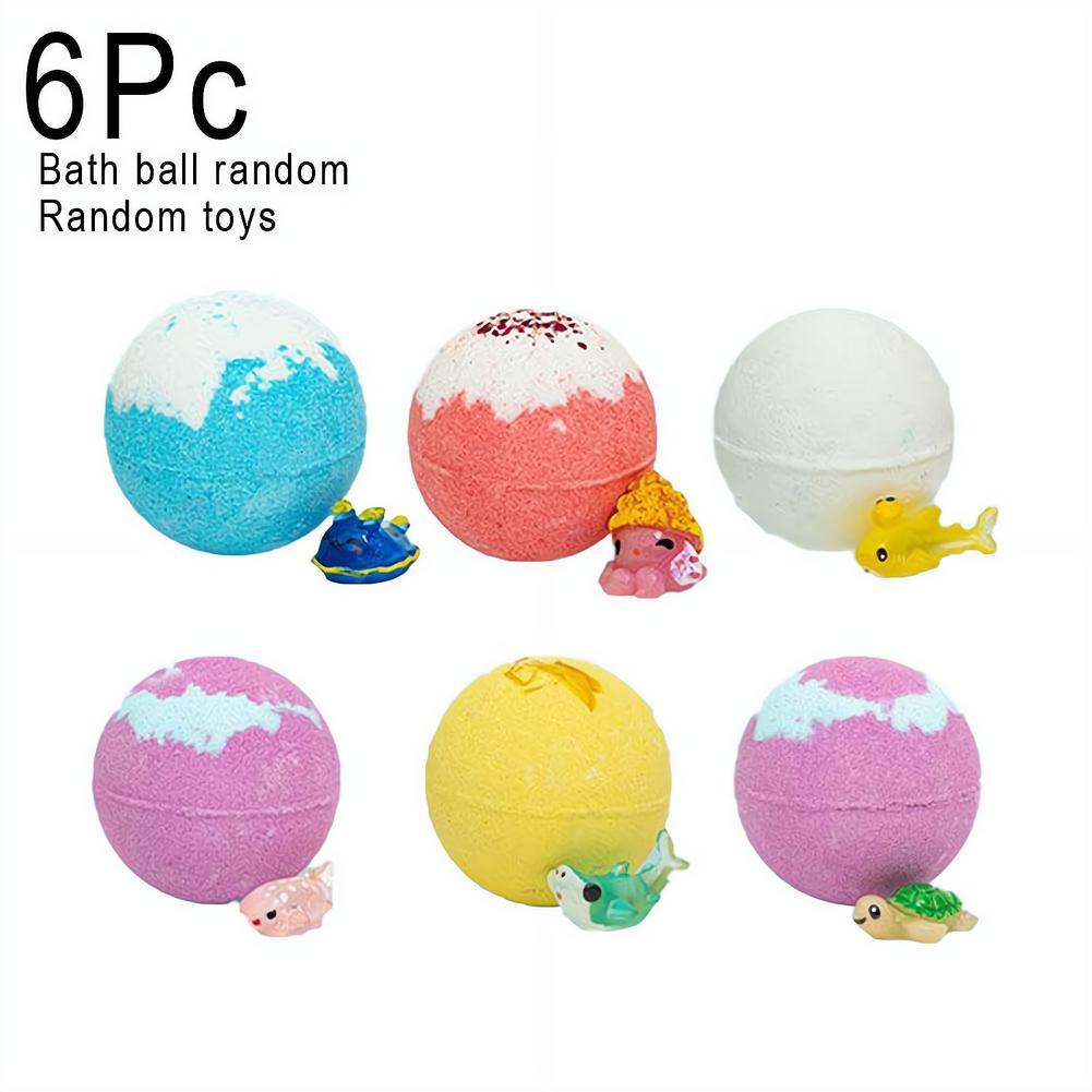 Kids Bath Ball Set Funny Kids Bath Salt Ball Surprise Bubble Bath Creative Home Bath Accessories Gifts For Dry Skin Moisturize