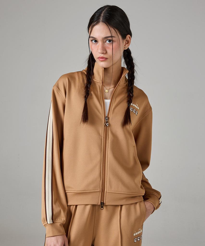 Diadora Artisan Classic Track Jacket Brown