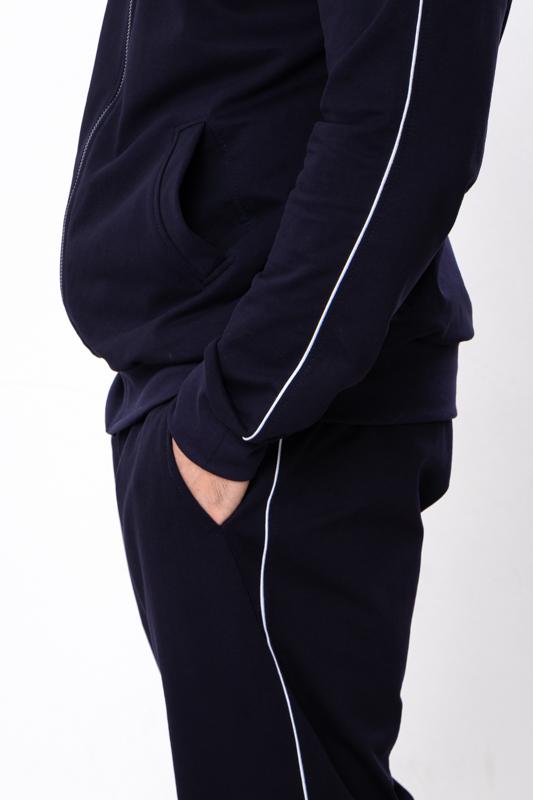 Herren Reißverschluss Anzugjacke und Hose Set – Lässiges Formelles Outfit Jede Jahreszeit 8179-057 HC