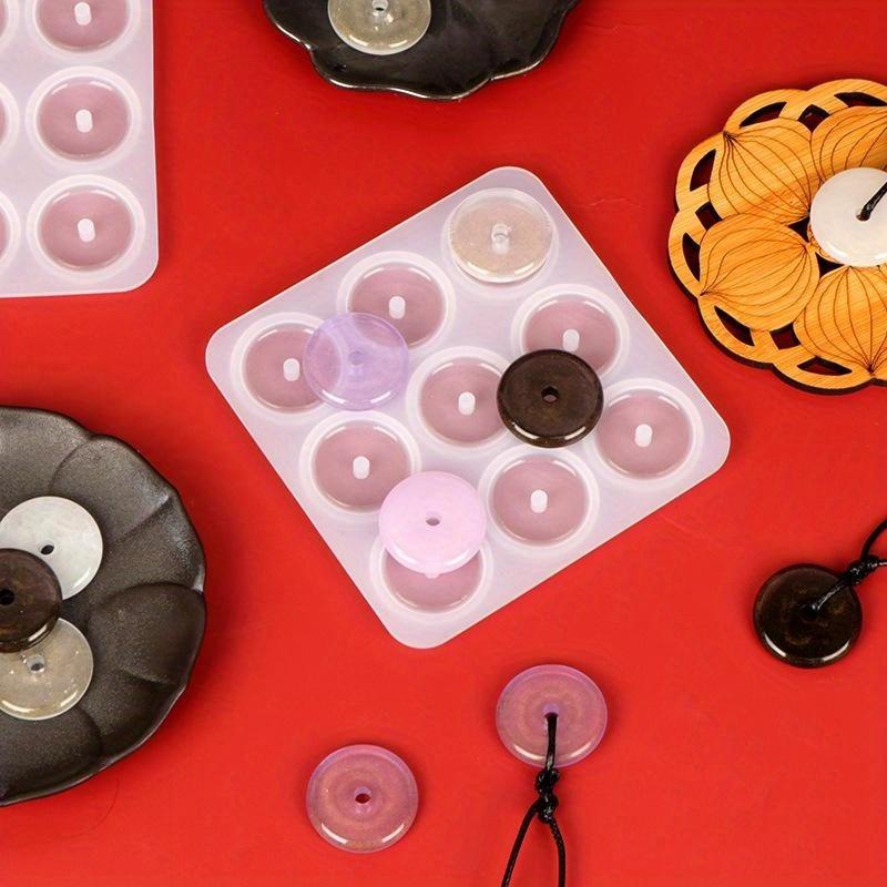 NEUE DIY Glas Imitation Jade Frieden Schnalle Anhänger Dropping Form Armband Zubehör Silikon Form