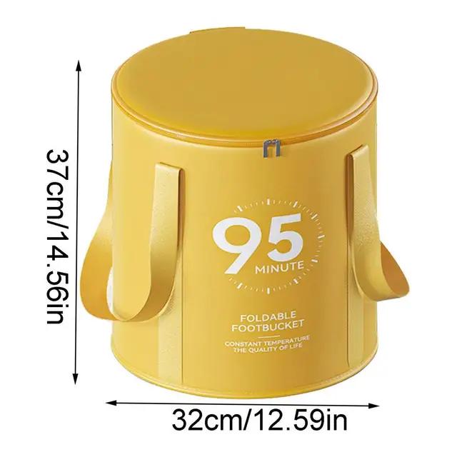 

Складная сумка для ванны для ног, раковина для ванны для ног, тепловое ведро для ванны для ног, глубокое ведро для общежития, домашняя портативная ванна для ног