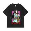 275 GSM Washed T-shirts 100% Cotton One Piece V68 Boa Waifu Print Unisex Heavy Cotton T Shirt
