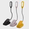 LED Desk Lamp with USB Charging, Eye Protection for Students, Bedside Dormitory Clip-On Reading Light with Adjustable Hose