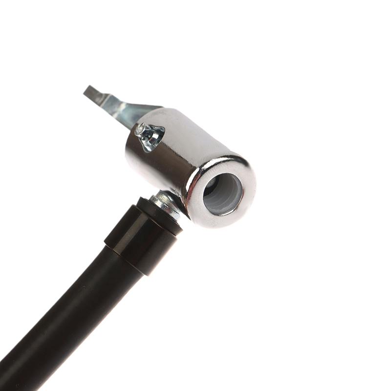 Reifenfüllschlauch M6 Verriegelbarer Luftdruckprüfer Mit Luftschlauch, Standard-Reifenventil Feingewinde, Füllschlauchadapter