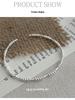 Cui Yan S925 Sterling Silver Korean Twist Bracelet for Women - Simple, Versatile, Open Cuff Design.