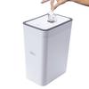 10L 15L Household Press Garbage Bin Covered Bathroom Trash Can Large Capacity Sealed Slim Garbage Bin Wastebasket Container