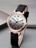 3/5-piece watch set for female niche, small and fresh students, gradient color, artistic style, digital scale women's watch