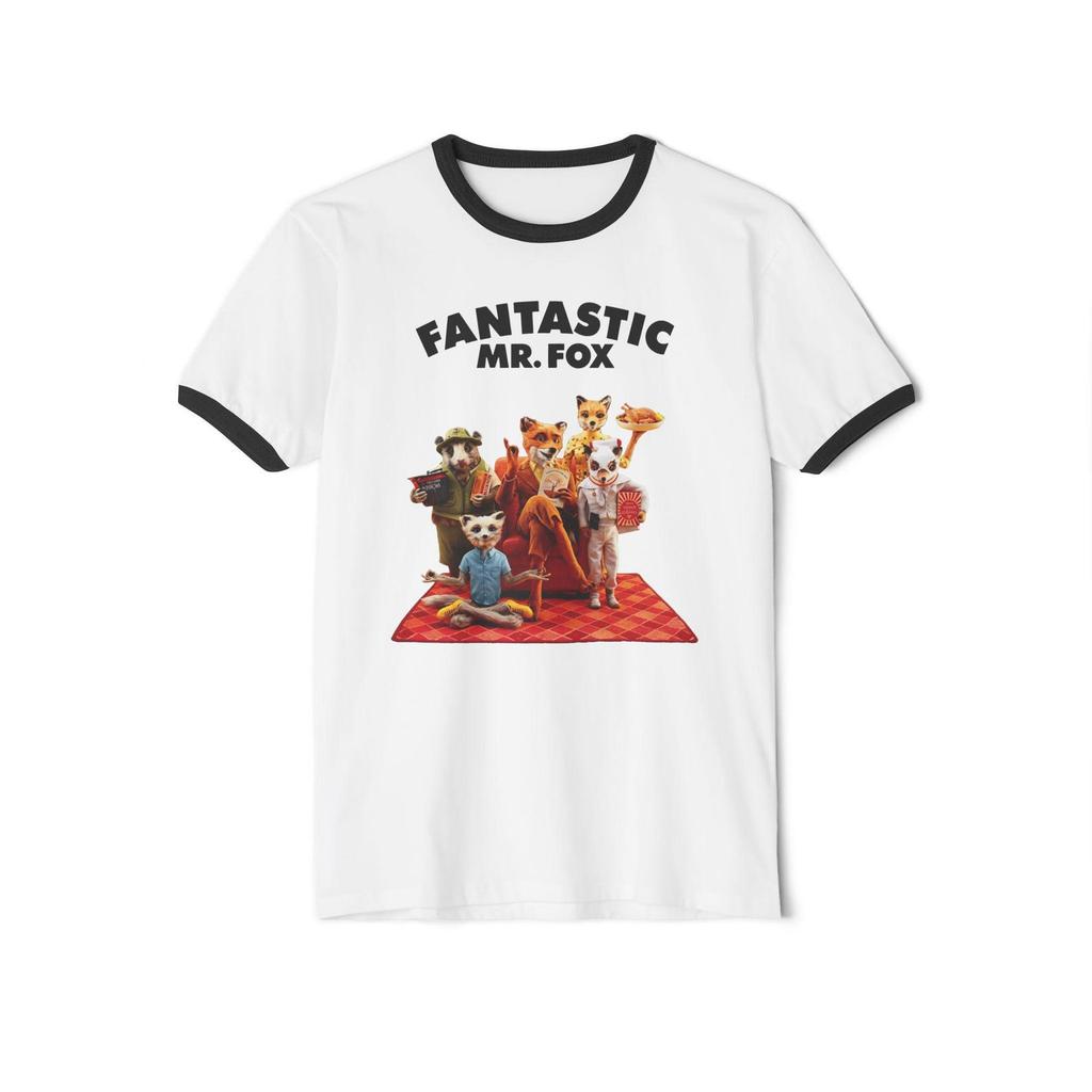 Fantastic Mr Fox Movie Logo Ringer T-Shirt