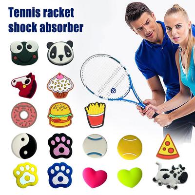 3/5Pcs/set Cute Silicone Tennis Vibration Dampeners Tennis Vibration Damper Tennis Squash Racqu T7R8