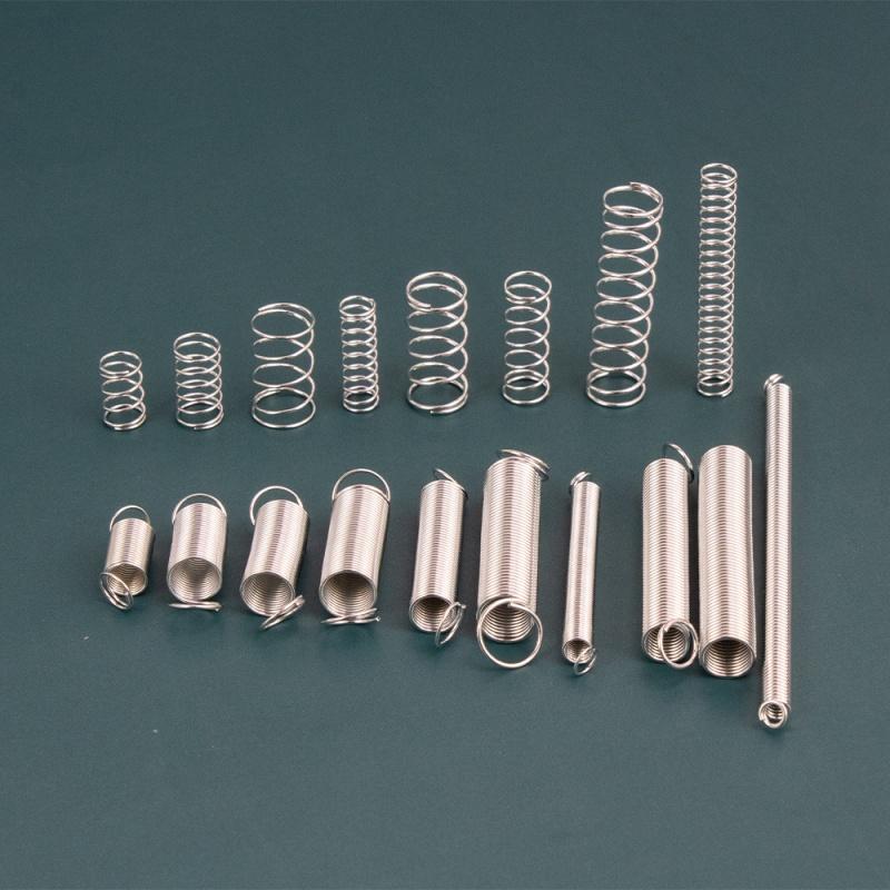 200Pcs/set 20 Sizes Spring Assortment Kit Galvanized Steel Compression Springs Mechanical Extension Springs Set for Home Repairs