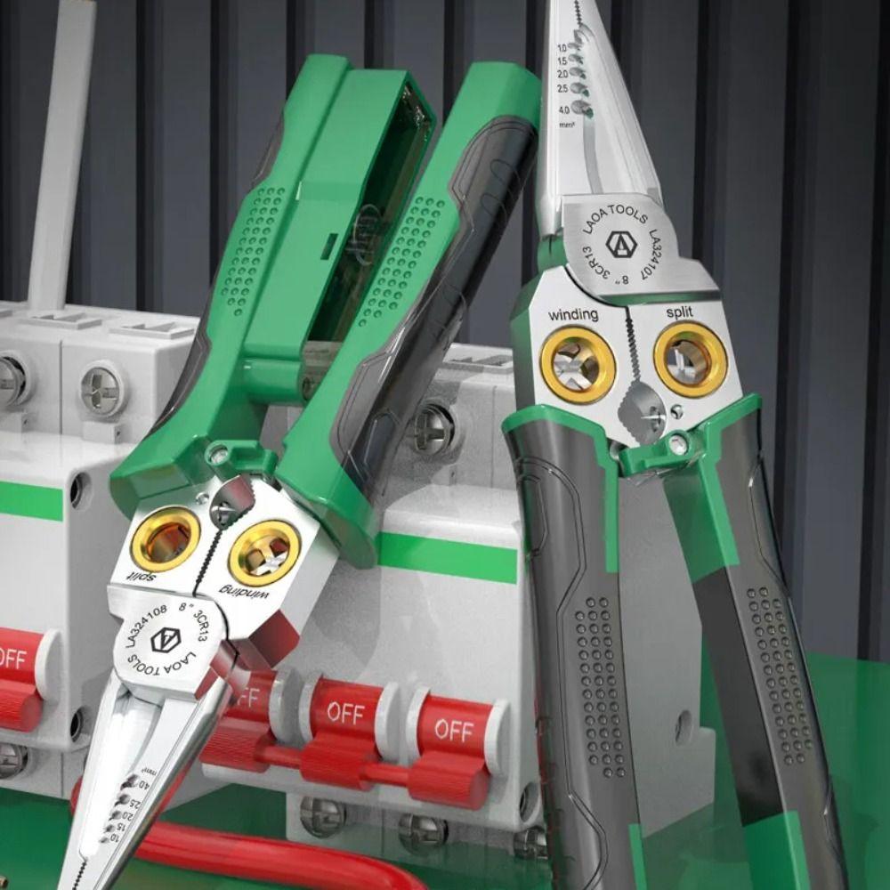 

Электромонтажные работы Быстрые кусачки для проводов Плоскогубцы электрика Диагностика неисправностей 7-in-1