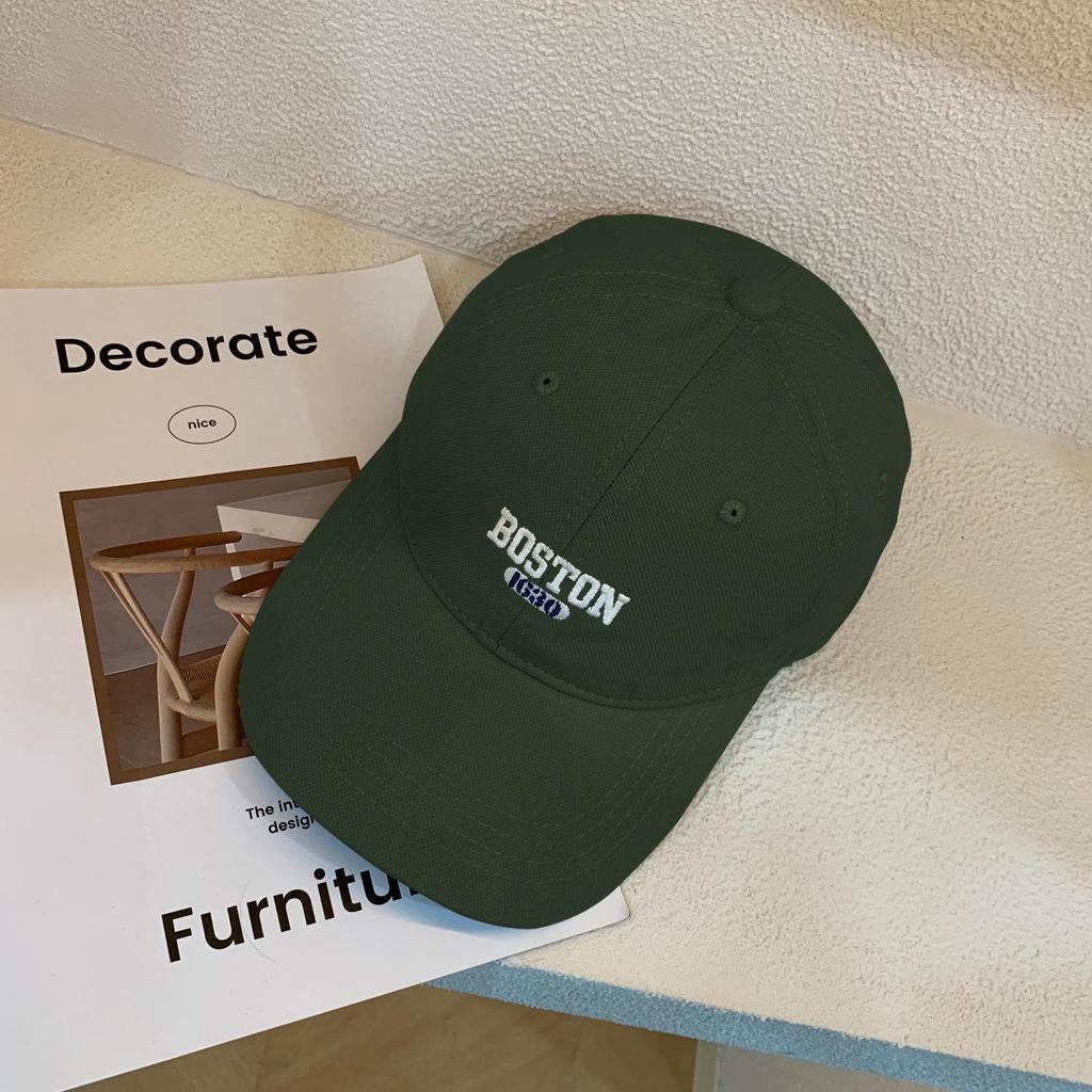 Summer Sunshade Wide Brim Duckbill Cap: Trendy Embroidered Baseball Hat for Men & Women