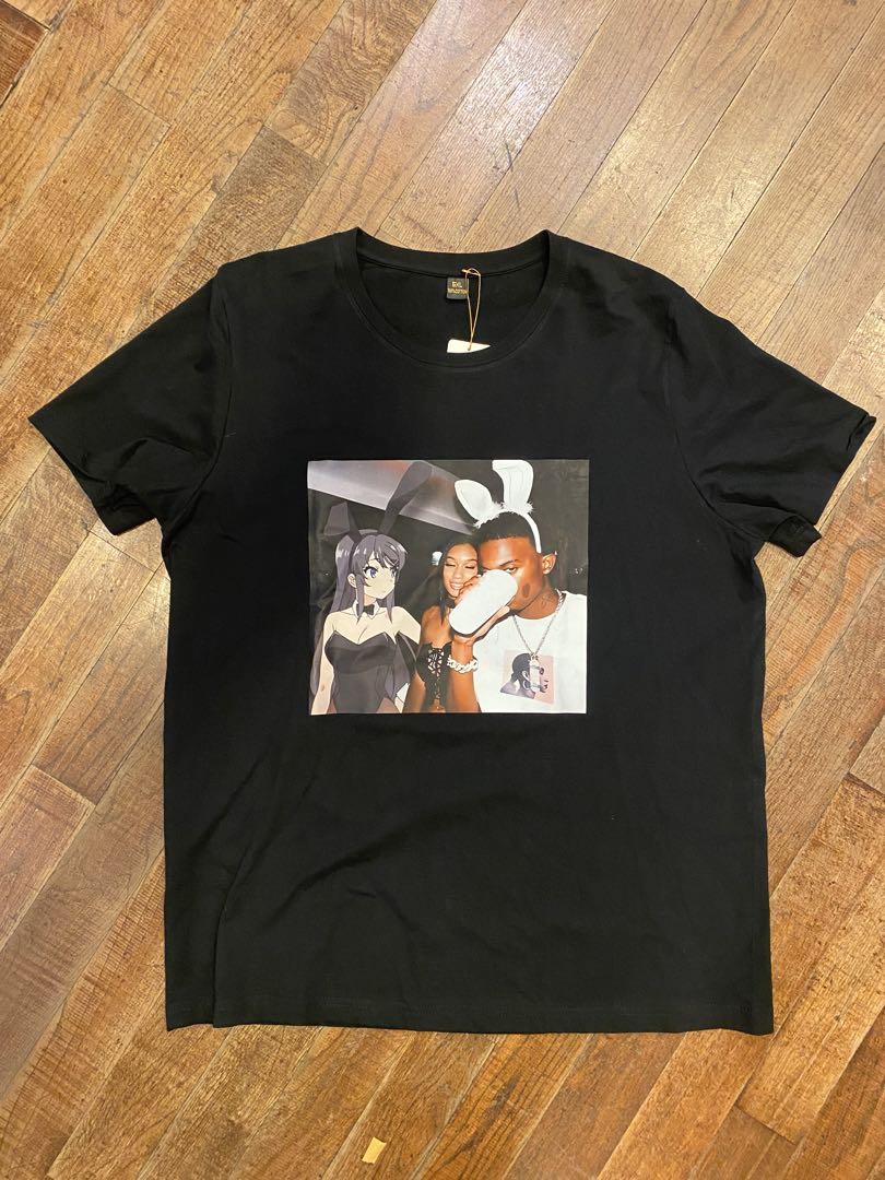 

[USED] Playboi Carti Bunny Girl Senpai Anime T-shirt Rascal Does Not Dream of Bunny Girl Senpai