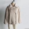 ZA Women's Suede Coat: European & American Style, Thick, Warm, All-Match Jacket for Autumn/Winter, 565-9