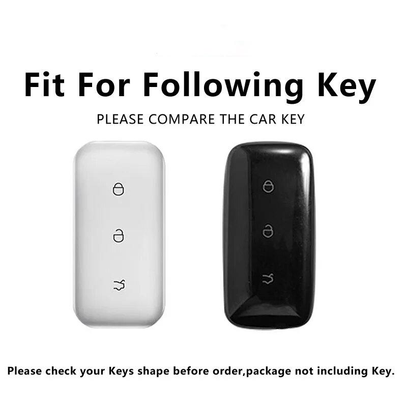 Estuche de Cuero de Aleación de Zinc para Llave de Coche Geely Galaxy Ex5 L6 L7 E5 Galaxy Starry 8 Emi No.1 Proton E.Mas E8 7 5 Llavero Estuche para Llave de Coche