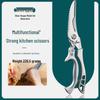 Stainless Steel Kitchen Scissors for Fish, Barbecue, and Poultry Bone Cutting