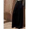 Solid Color High Waisted Drape Leg Pants Pure Color High Waist Drooping Swing Pants Female