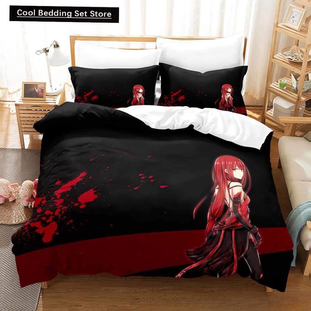 3D Print Anime Elsword Bedding Set Single Twin Full Queen King Size Bed Set Adult Kid Bedroom Duvet Cover Sets For Home Textiles