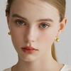 Ball One-Touch Ring Earrings - Small BLSE011
