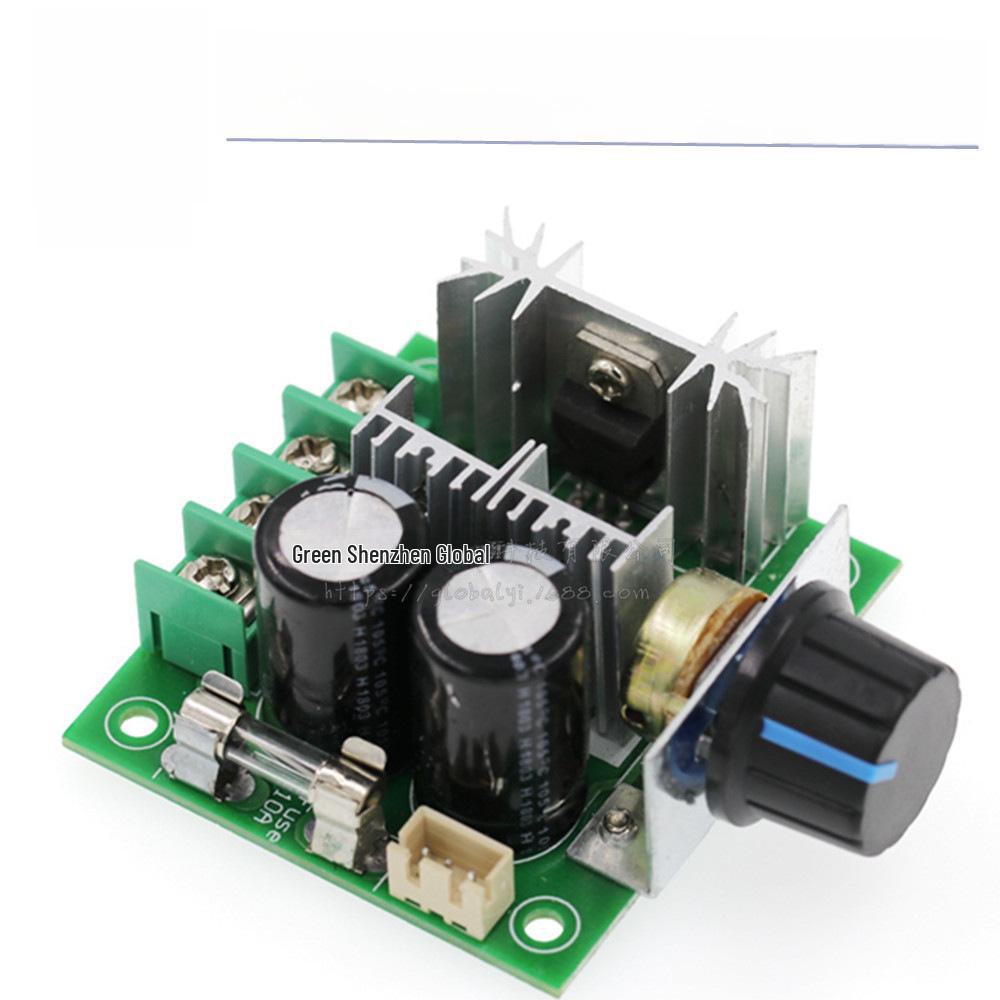 Hocheffizienter 12V-40V 10A DC-Motordrehzahlregler mit stufenlosem PWM-Steuerschalter