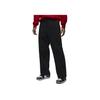 Jordan Brooklyn Fleece Oversize Fashion Comfortable Versatile Fleece Straight Leg Knit Sweatpants Men Bottoms Black Sail-White IB7239010