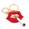 Keychain, Red   Keychain, Fashionable Alloy Pendant, Unique Gifts for Women, Eye-catching Design, Suitable for Keys, Wallets, Handbags