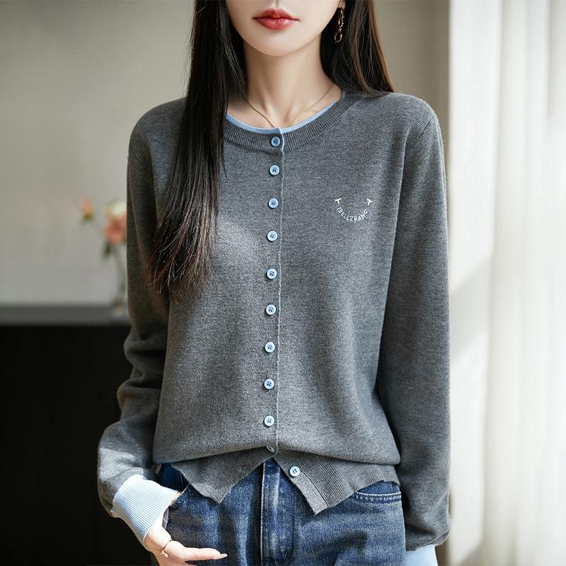 Dámský lehký kardigan z 50% vlny a 50% morušového hedvábí - všestranný úplet na 4 sezóny pro celoroční pohodlí a styl