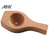 Kitchen Gadgets for Dumplings Wooden Bun Mold with Handle, Manual Press Baozi Maker Mold, Easy Pierogi DIY Ravioli Pastry Presser Flower Edges Stuffed