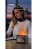 Colorful Flame Aroma Diffuser & Humidifier with Night Light - Perfect for Home, Office, or Bedroom