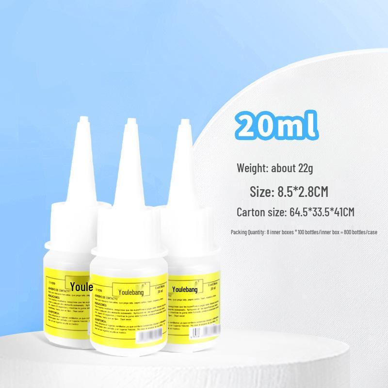 30ml Bastelkleber für Vliesstoff, Hanfseil & Knöpfe - Farblos & Transparent
