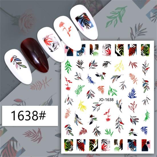 Nail Art Sticker Eye-catching Strong Stickiness Paper Colorful Fingernail Sticker DIY Nail Art