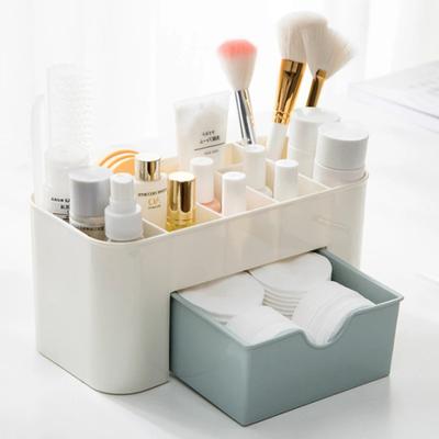 Nordic Desktop Schublade Kosmetische Lagerung Box Make-Up Pinsel Organizer Box Schmuck Lippenstift Maske Fach Kosmetische Lagerung Fall