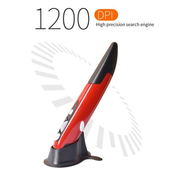 Wireless Mouse Pen 2.4G DPI Adjustable Portable Vertical Pen-shaped Stylus for Computer