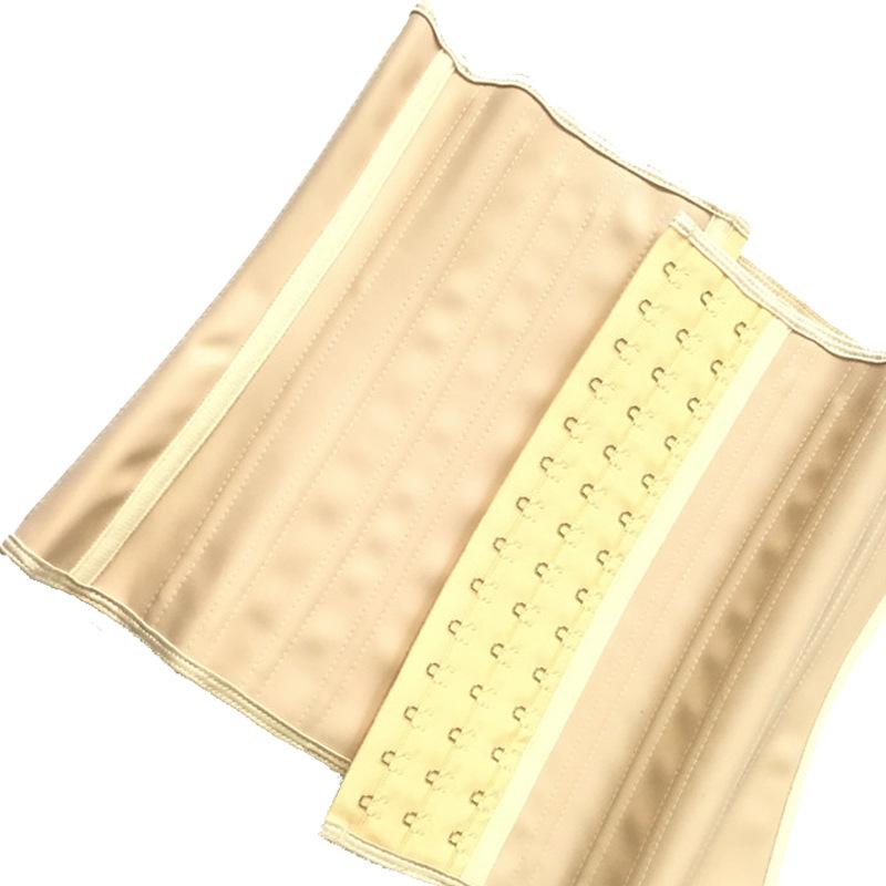 25 Steel Boned Latex Waist Cincher: Smooth Surface Postpartum Abdominal Binder & Body Shaper