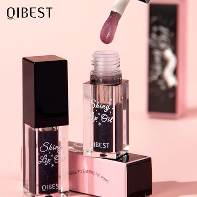 Temperature Color Changing Lipgloss Shiny Glitter Lip Oil Glass Moisturizing Makeup Mirror Water Light Lip Glaze Cosmetic
