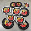 3D ABS Car Hood Front Bonnet Grill Rear Trunk Emblem Logo Badge Sticker For FIAT 500 Abarth Ducato Panda Grande Punto Tipo Pulse